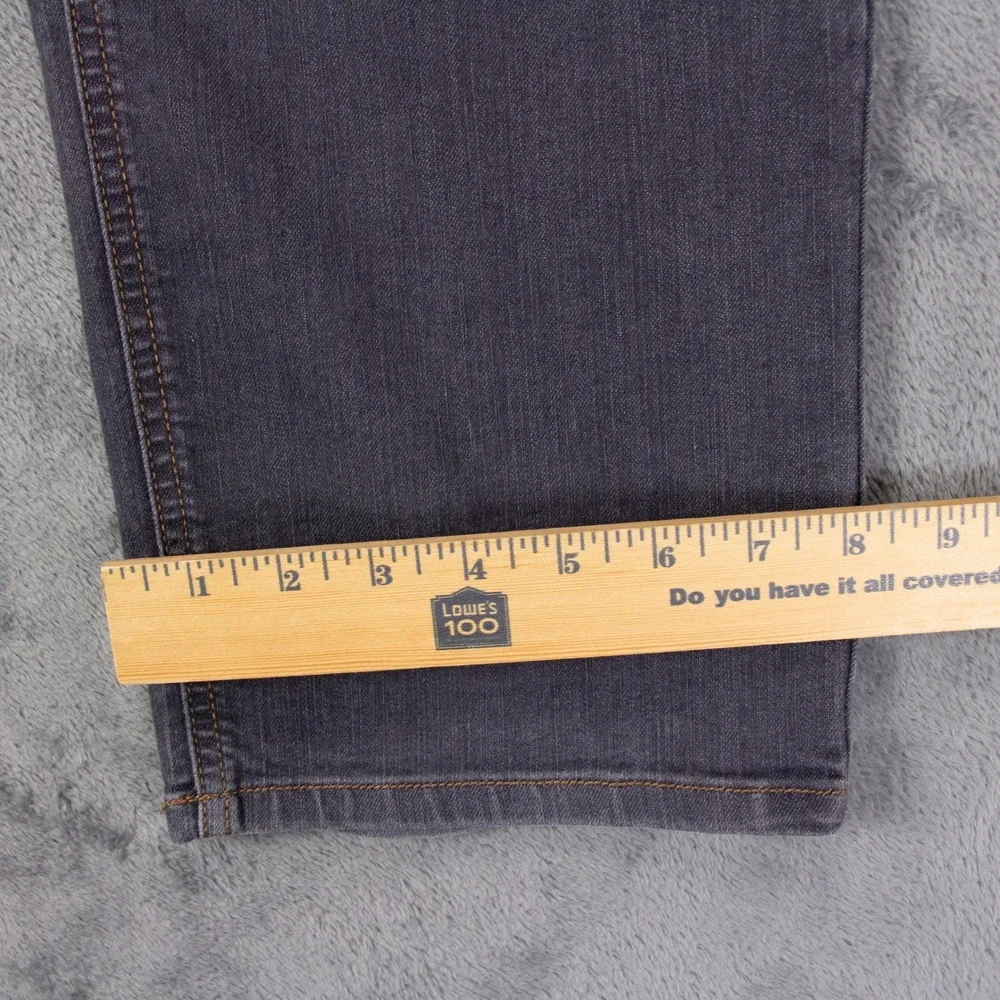 Prana Bridger Slim Fit Jeans Mens 36x32 Gray Organic Cotton Stretch M4BD32315